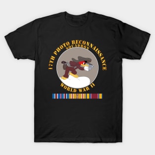 17th Photo Reconnaissance Squadron - WWII w PAC SVC T-Shirt